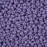8/0 Preciosa Permalux Seed Beads Dyed Chalk Lavender Matte, 23g Vial